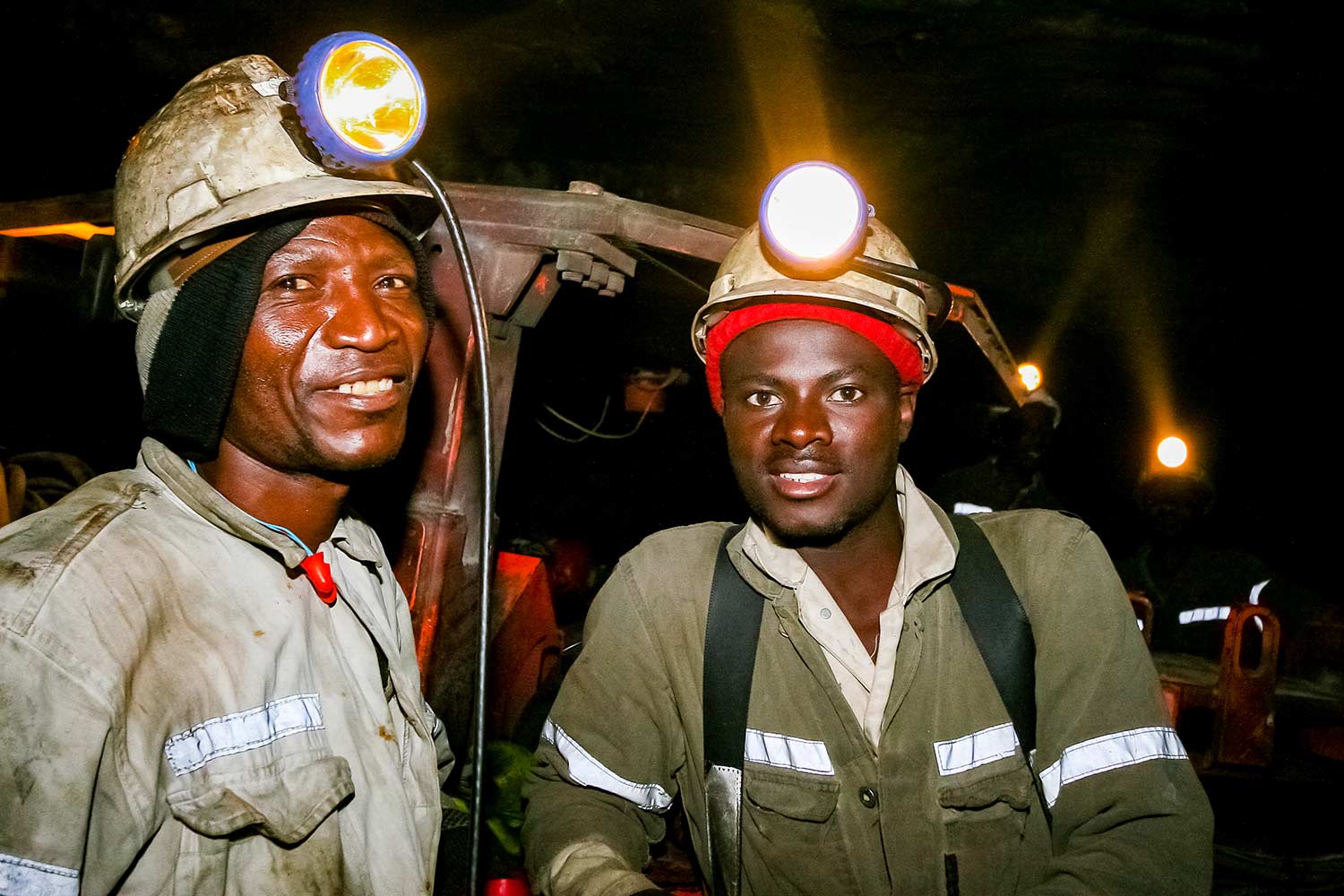 Underground mine workers